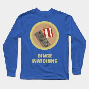 Merit Badge for Binge-Watching Long Sleeve T-Shirt